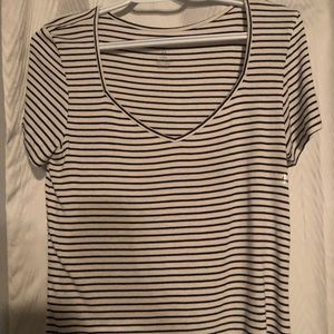 AE Soft and Sexy Babydoll Striped Tee